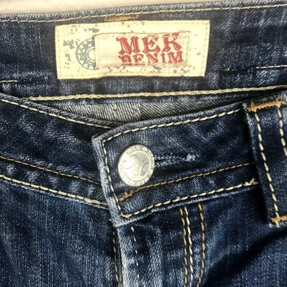 Mek Denim Distressed Bootcut Jeans - Picture 7 of 8